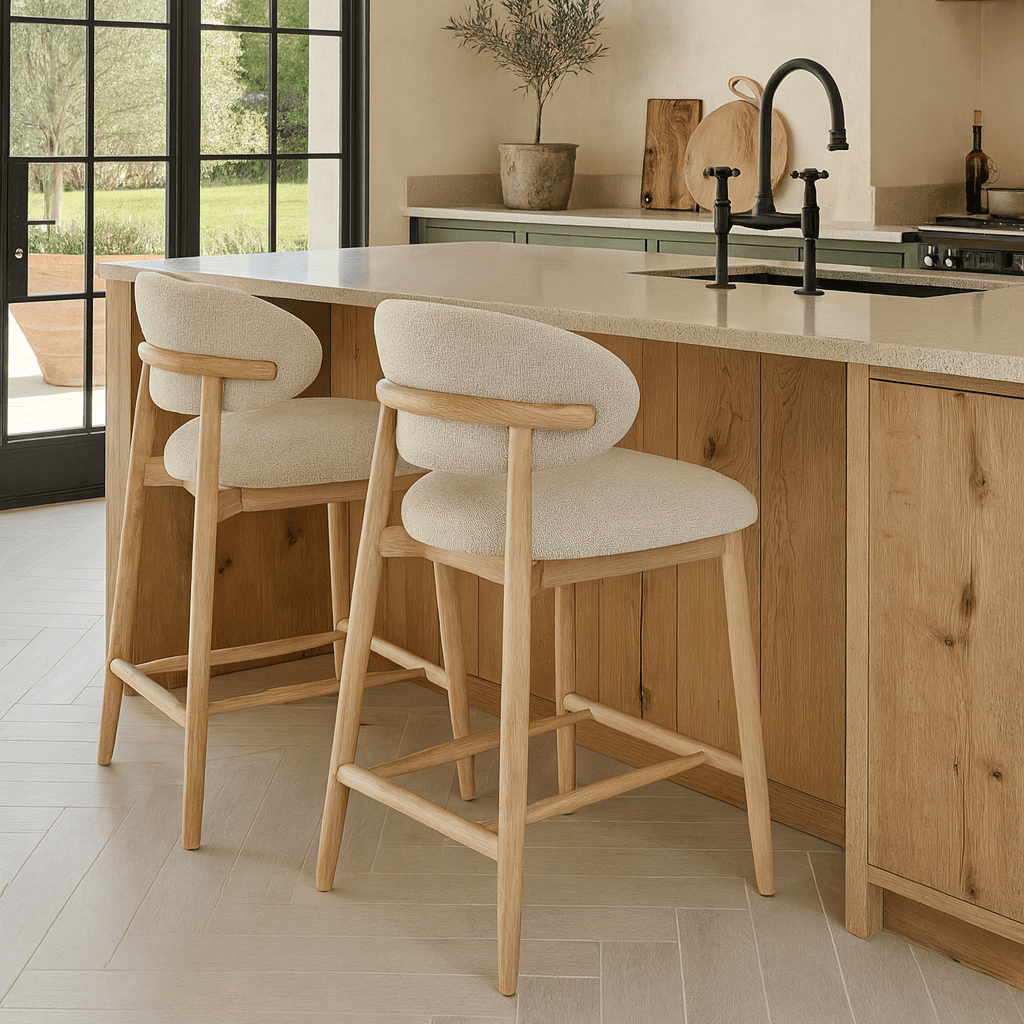 Blockley Counter Stool in Ash by Keiichi