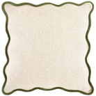 Caliza Woven Cushion in Moss by Keiichi