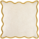 Caliza Woven Cushion in Mustard by Keiichi