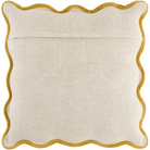 Caliza Woven Cushion in Mustard by Keiichi