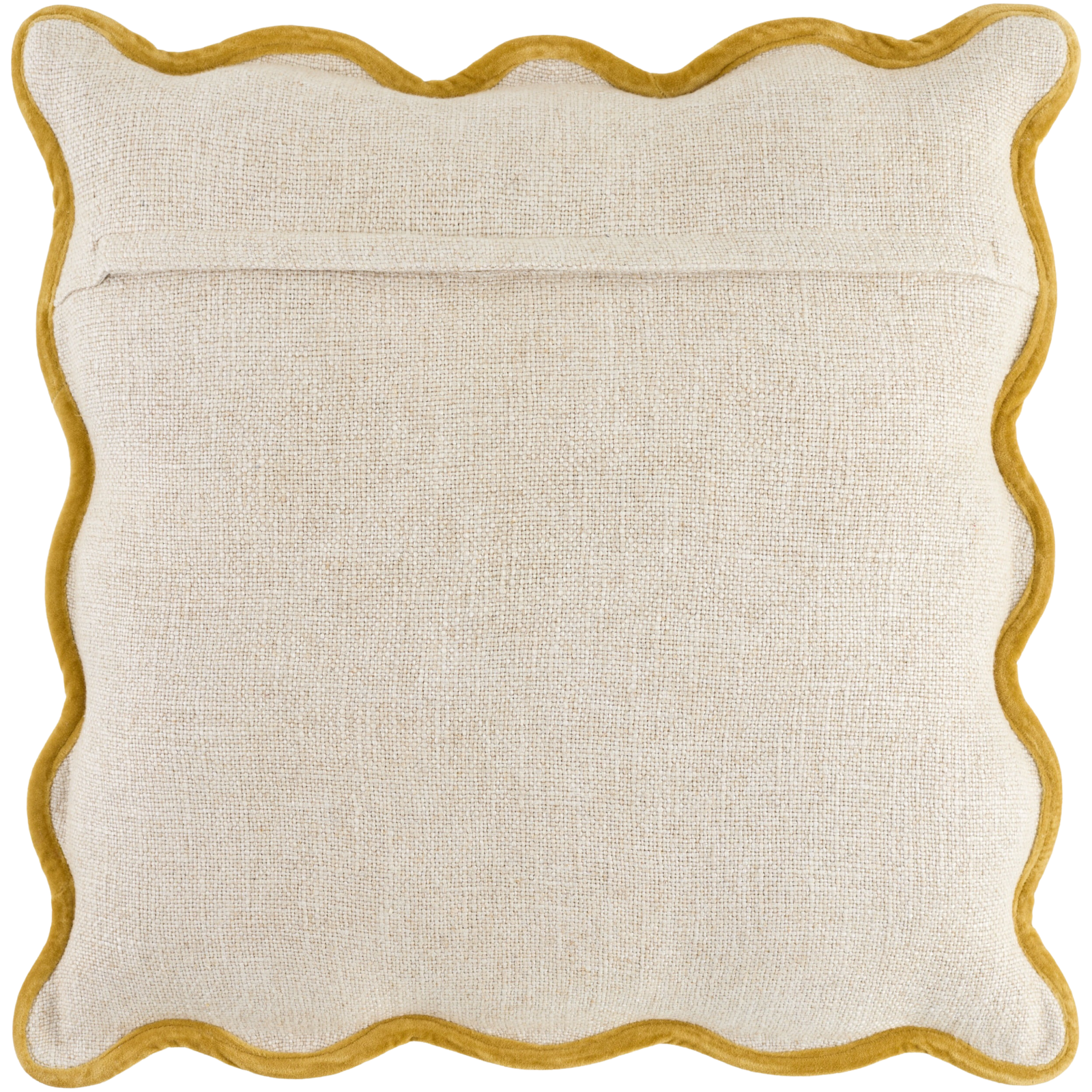 Caliza Woven Cushion in Mustard by Keiichi