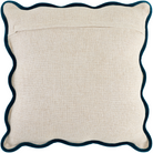 Caliza Woven Cushion in Peacock by Keiichi