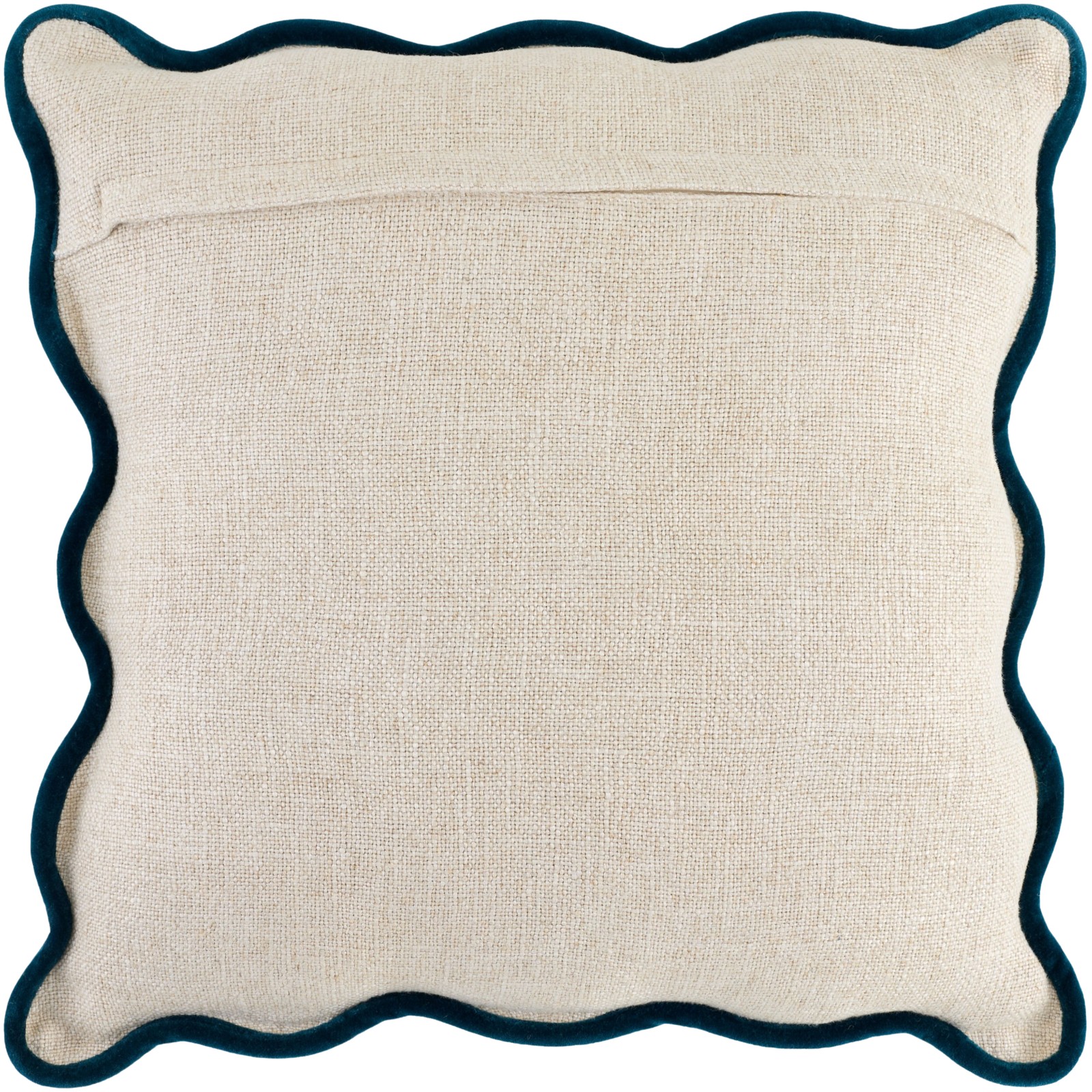 Caliza Woven Cushion in Peacock by Keiichi