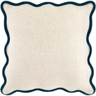 Caliza Woven Cushion in Peacock by Keiichi