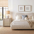 Chadlington Curved Upholstered Bed - Super King by Keiichi