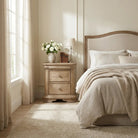 Fulbrook Oak 3 Drawer Bedside Table by Keiichi