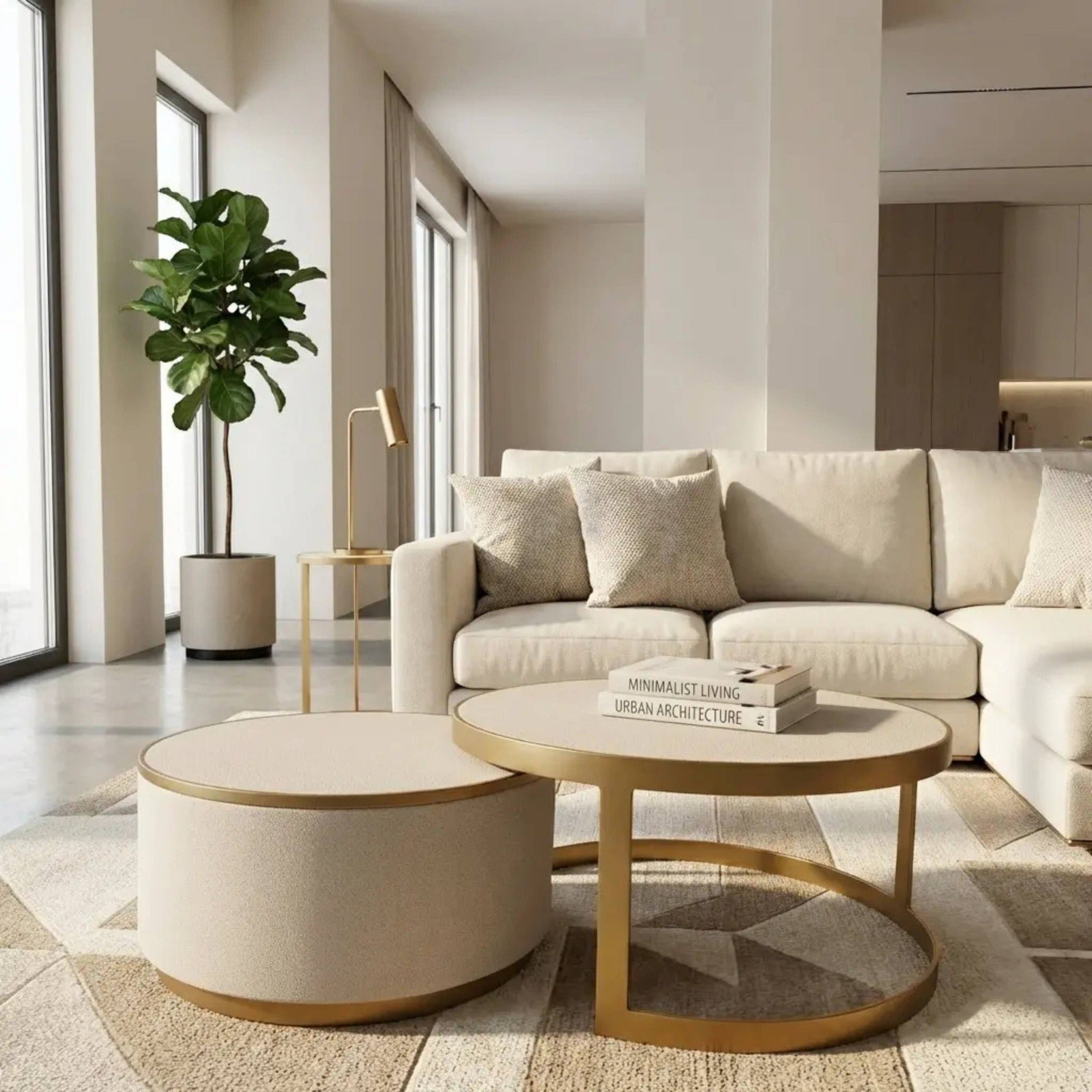 Hazlemere Shagreen Nesting Coffee Table Set by Keiichi