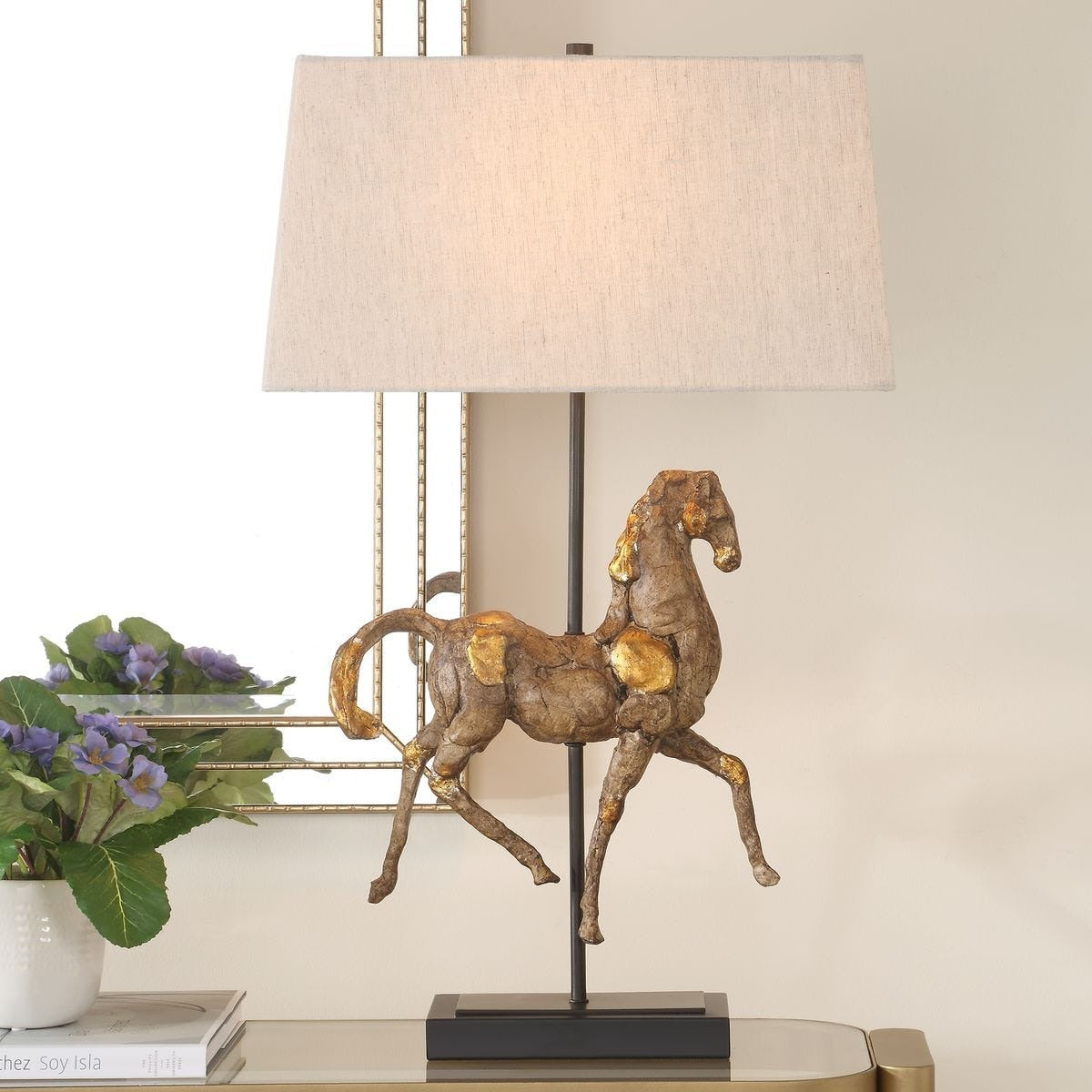 Horse Table Lamp by Keiichi