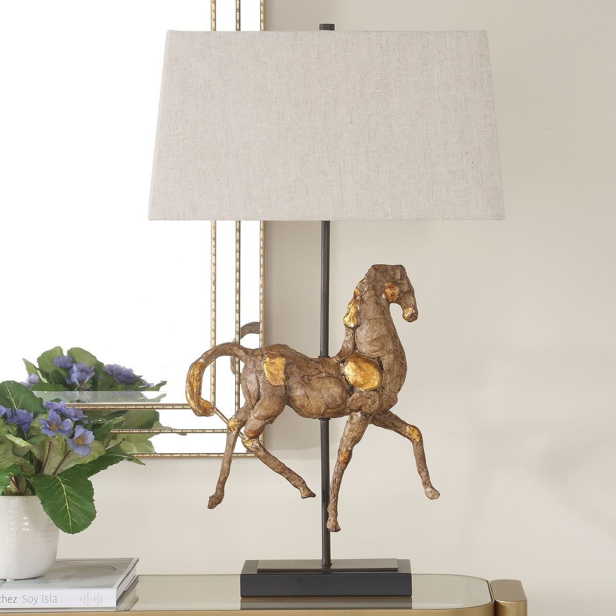 Horse Table Lamp by Keiichi