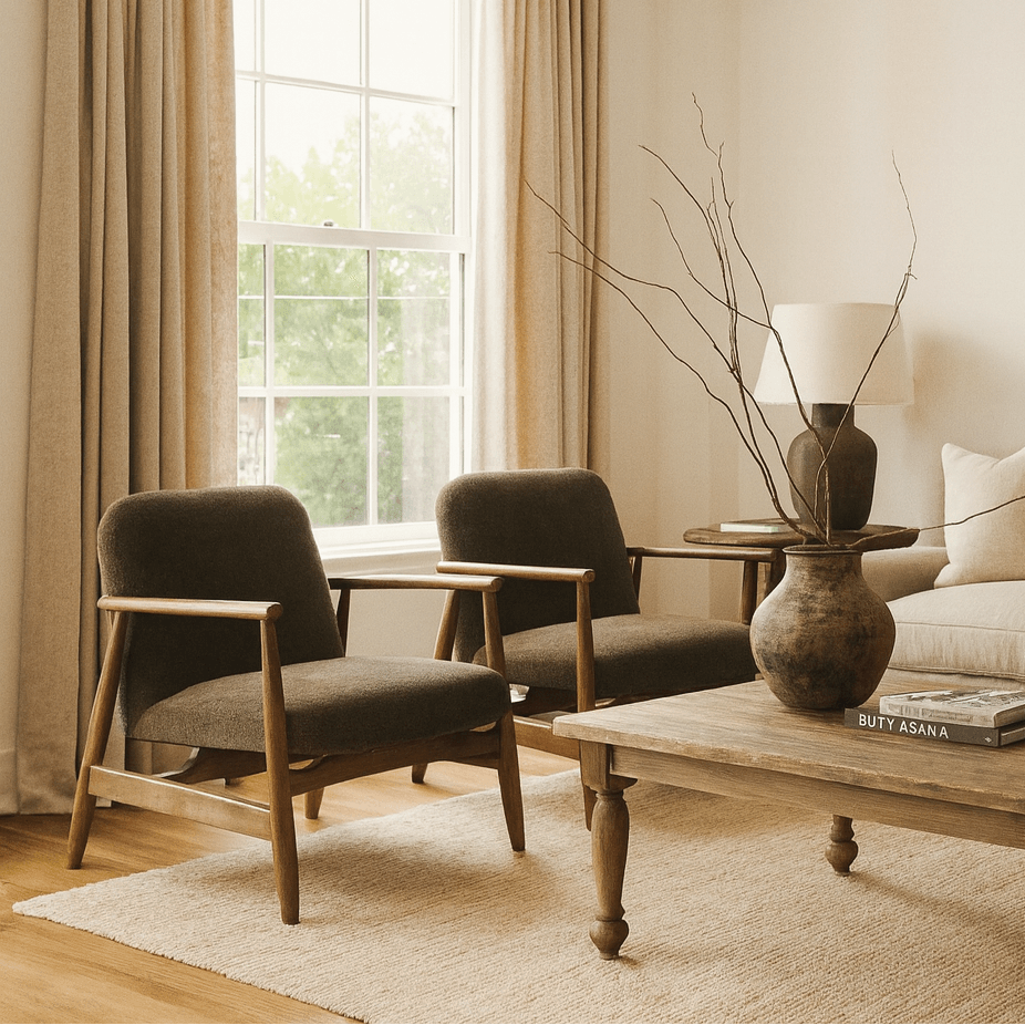 Ilmington Accent Chair in Bottle Green by Keiichi