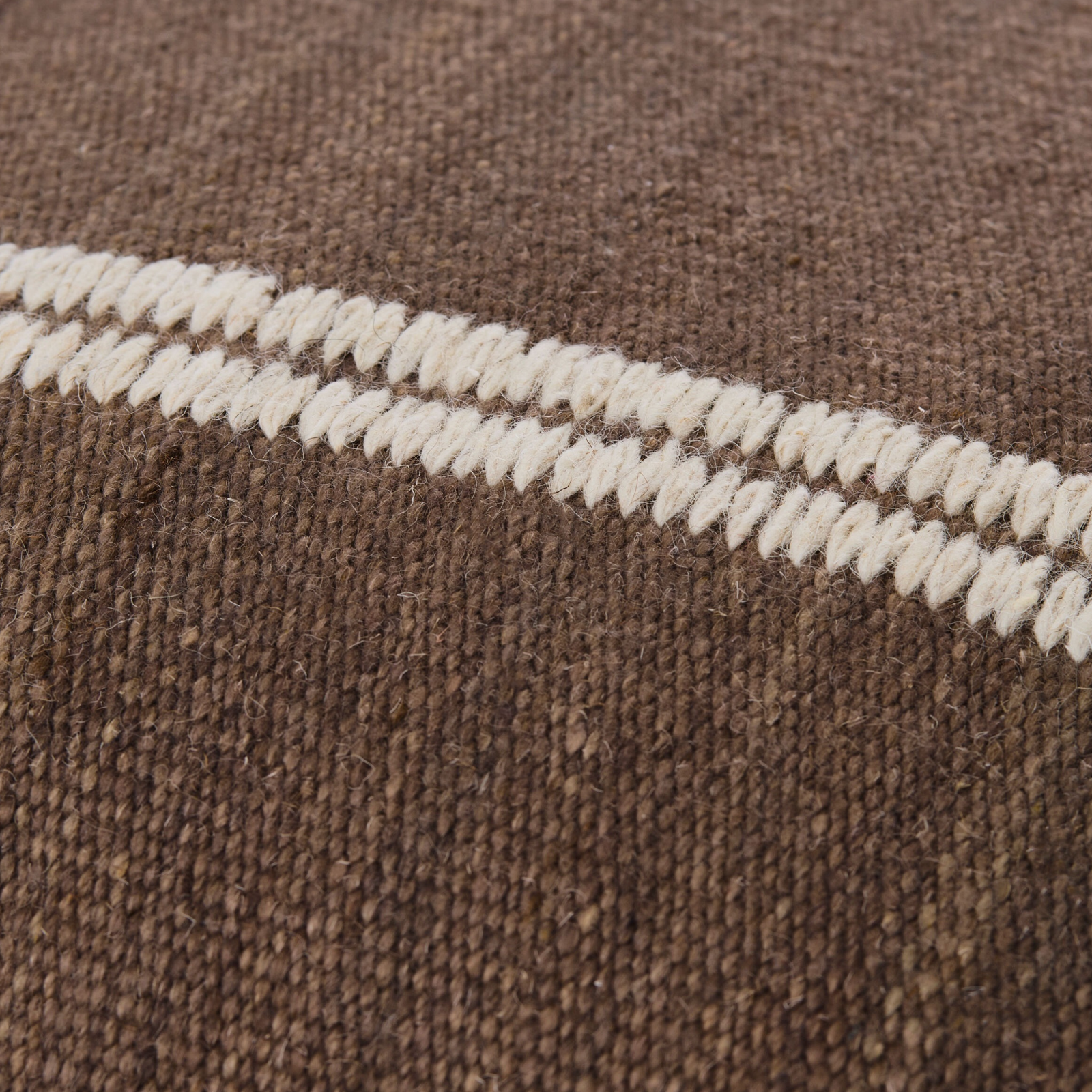 Jundah Woven Cushion in Brown by Keiichi