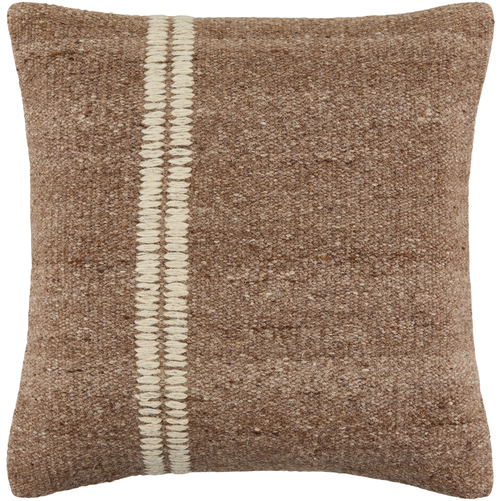 Jundah Woven Cushion in Light Brown by Keiichi
