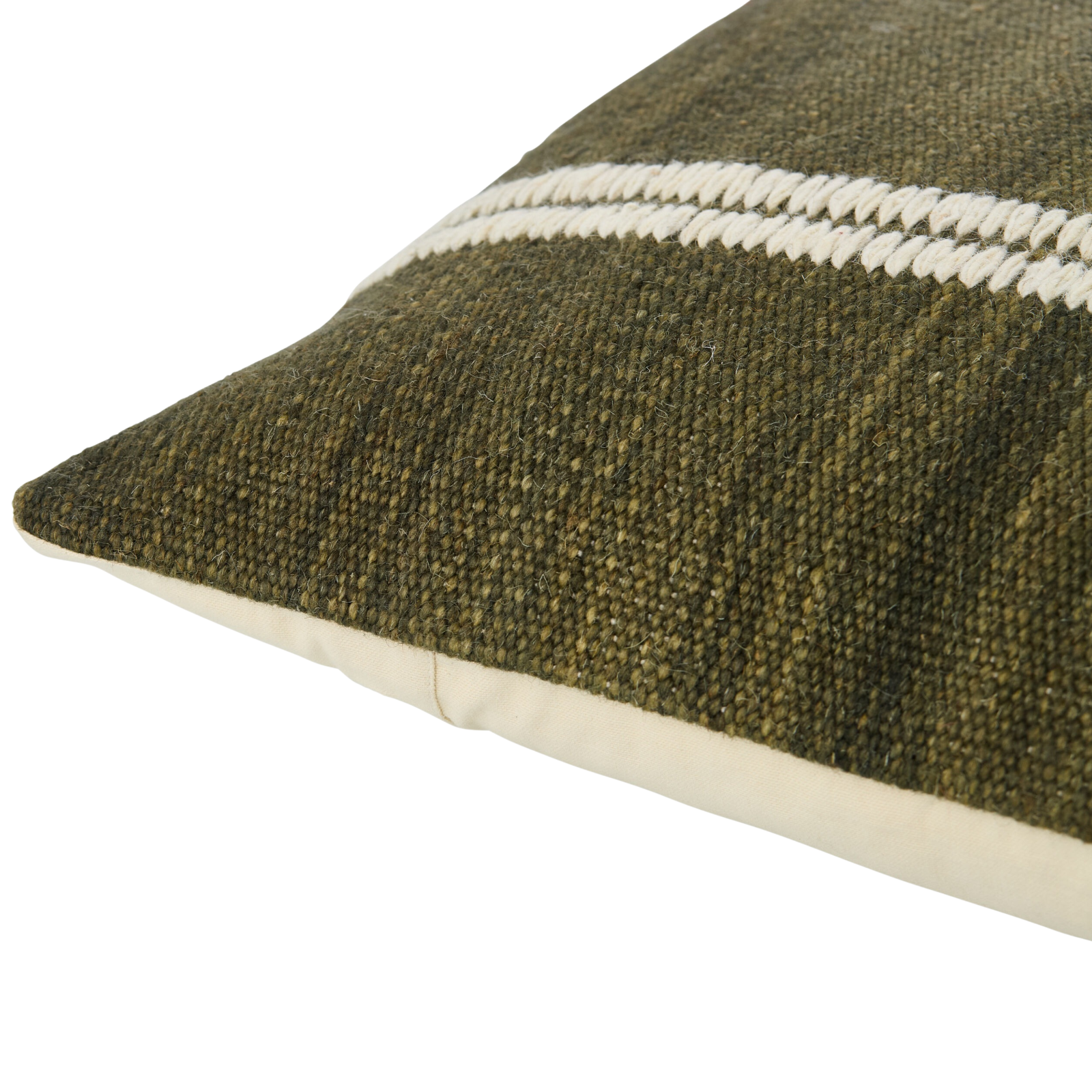 Jundah Woven Cushion in Moss by Keiichi