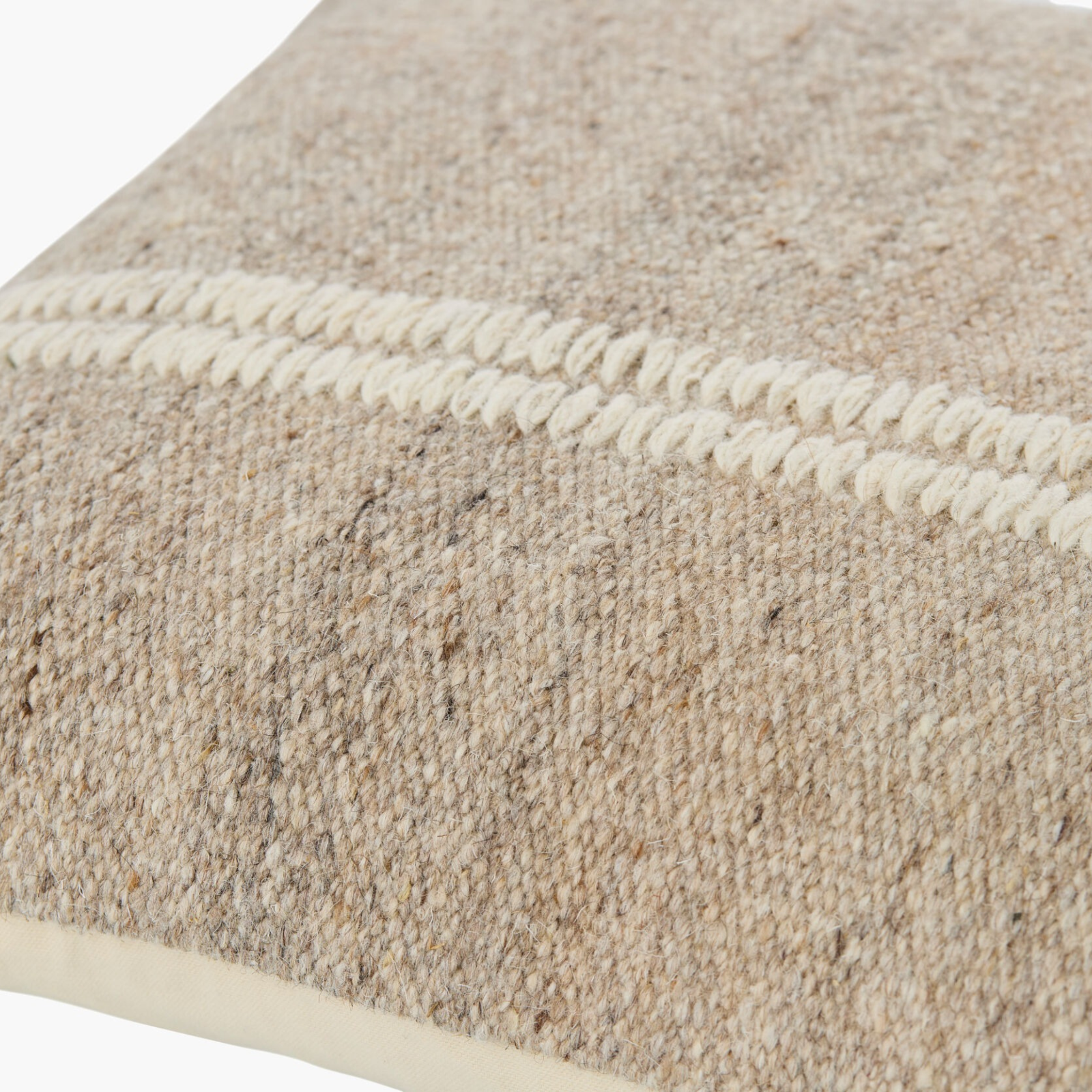Jundah Woven Cushion in Warm Natural by Keiichi