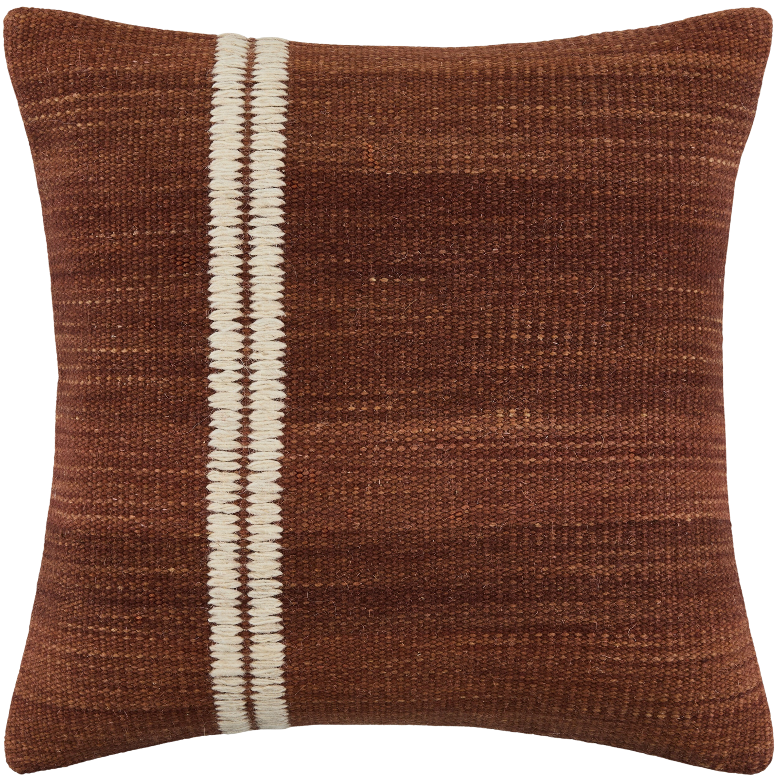 Jundah Woven Cushion in Warm Red by Keiichi