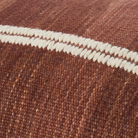 Jundah Woven Cushion in Warm Red by Keiichi