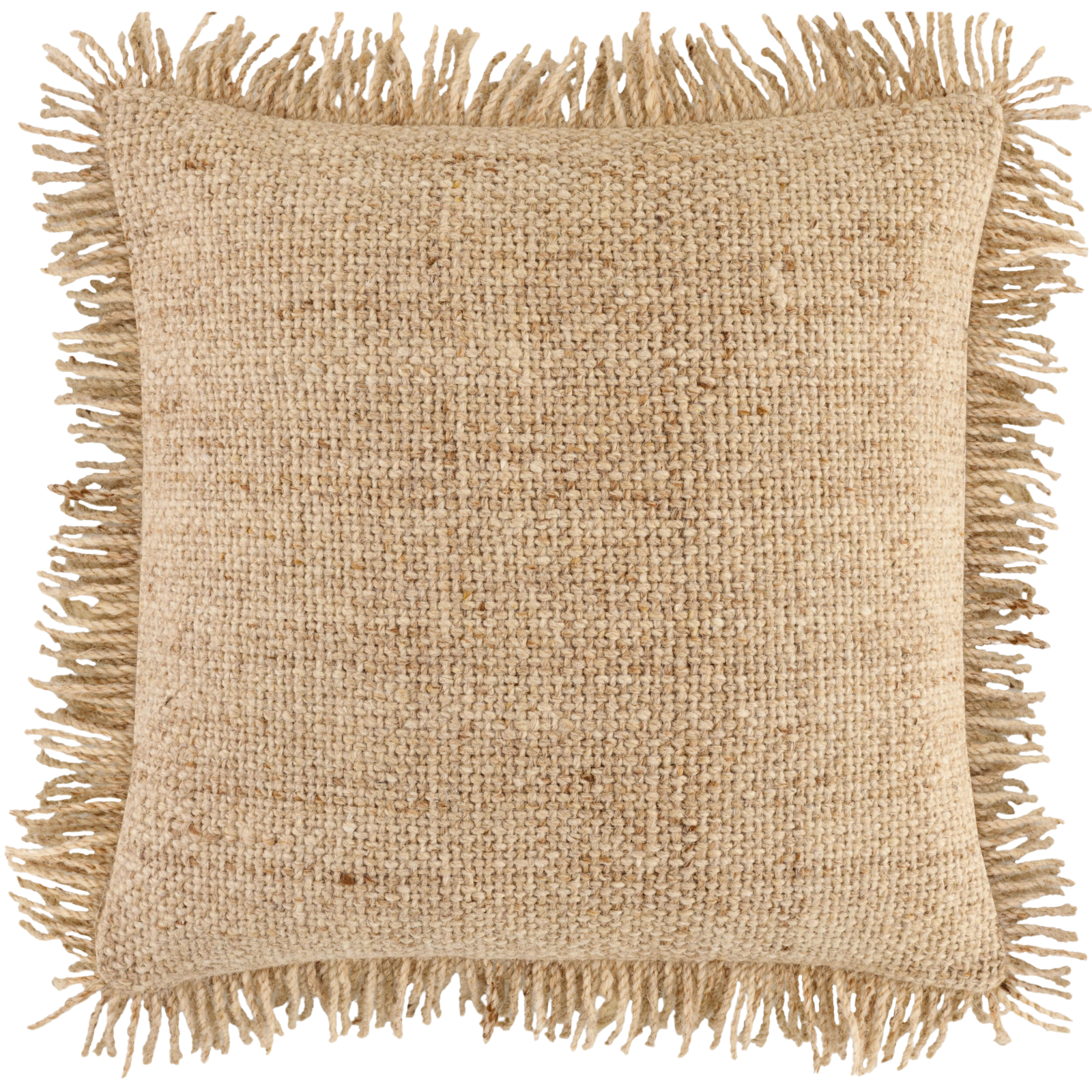 Marisol Hand Woven Cushion in Warm Natural by Keiichi