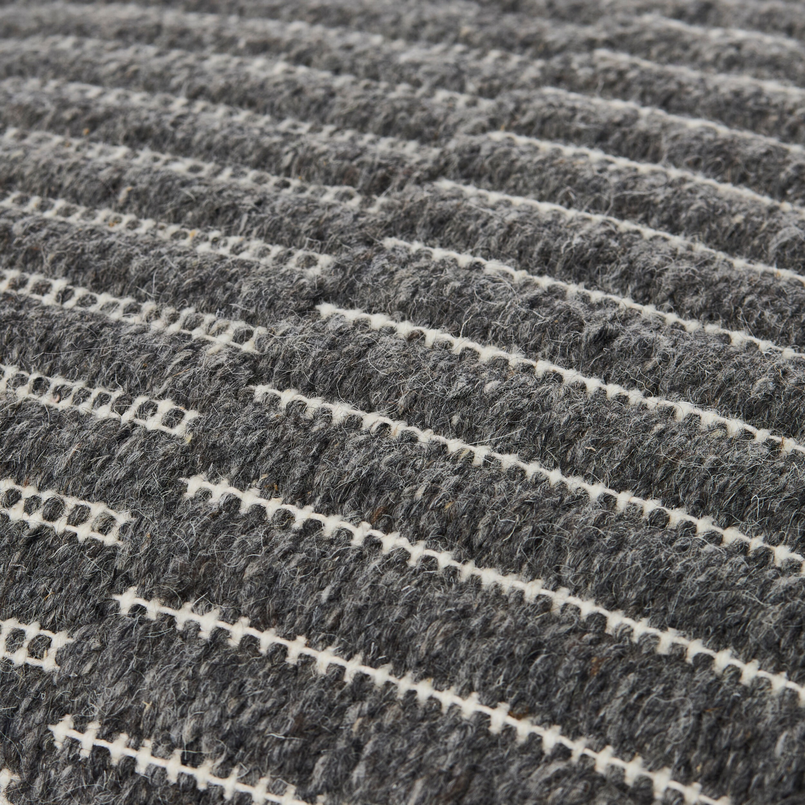 Marzano Hand Woven Cushion in Charcoal by Keiichi