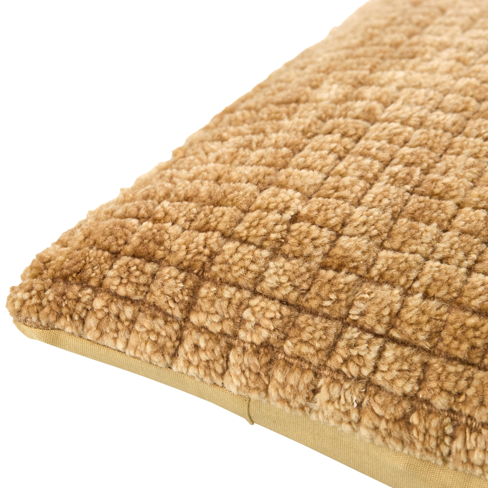 Novoli Hand Woven Cushion in Mustard by Keiichi