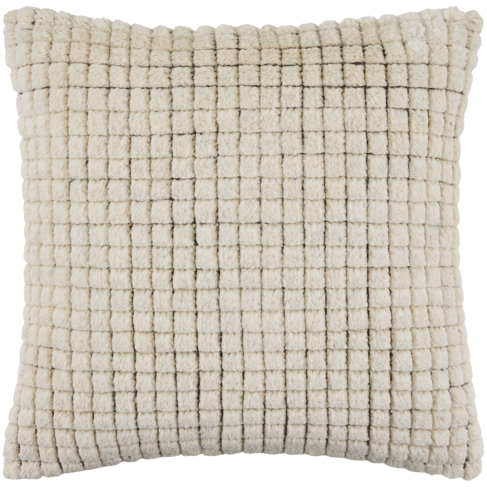 Novoli Hand Woven Cushion in Off White by Keiichi