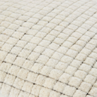 Novoli Hand Woven Cushion in Off White by Keiichi