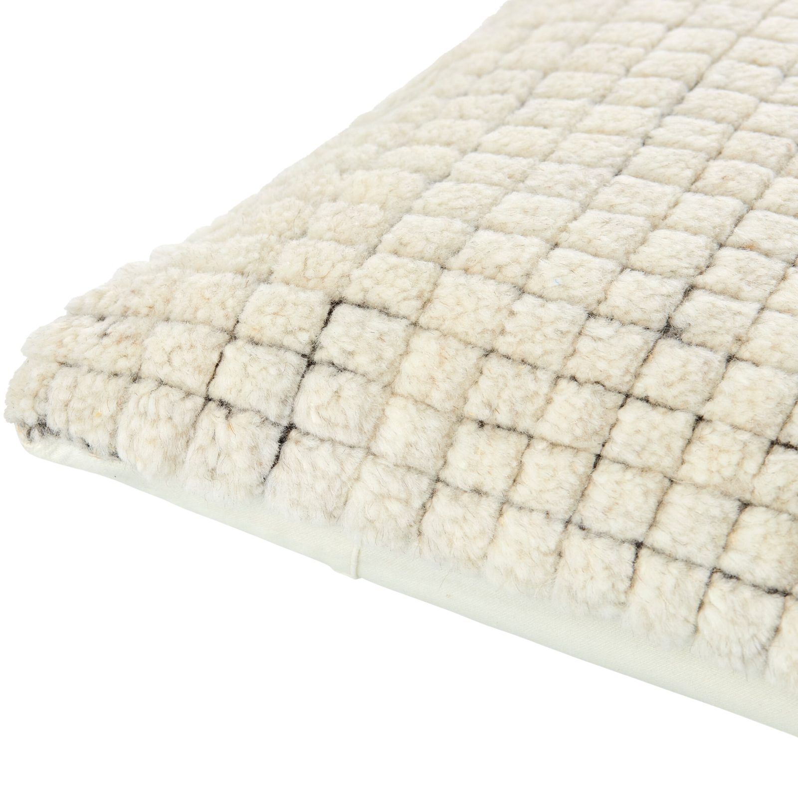 Novoli Hand Woven Cushion in Off White by Keiichi