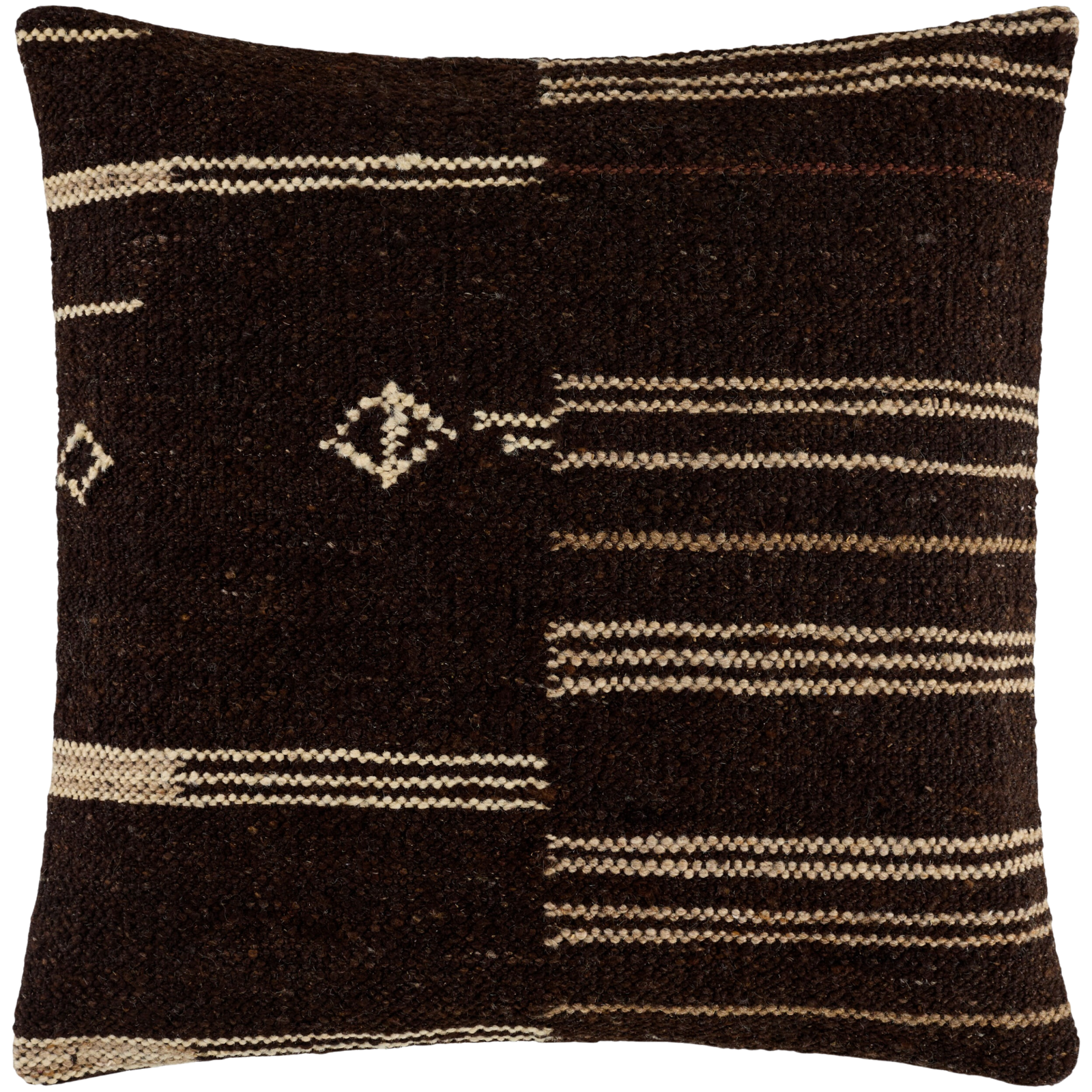 Solea Hand Woven Cushion in Dark by Keiichi