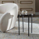 Kennington Round Glass Side Table Uttermost