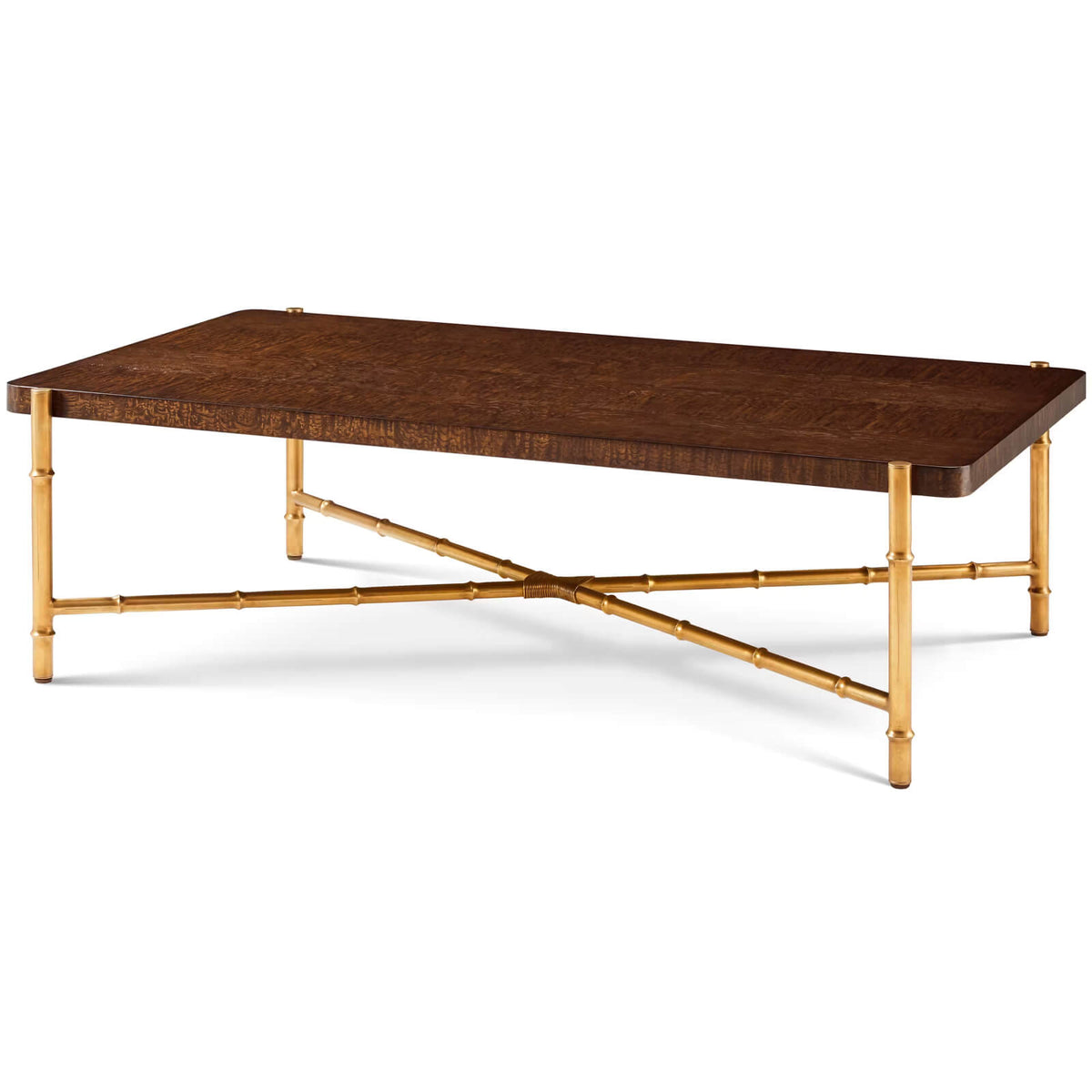 Kesden Coffee Table in Ash Burl by Theodore Alexander