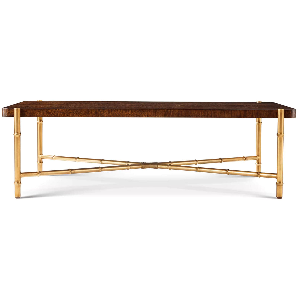 Kesden Coffee Table in Ash Burl by Theodore Alexander