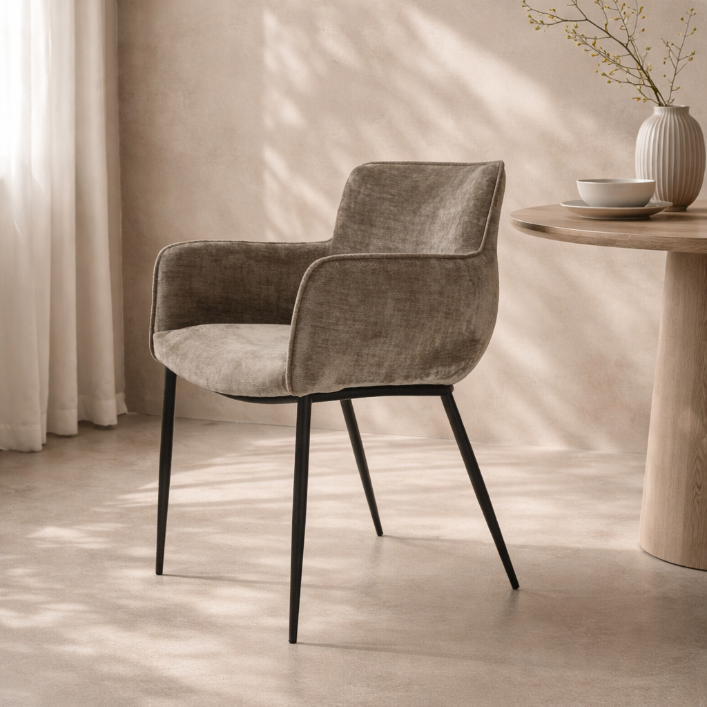 Kim Gisele Olive Dining Chair by Tommy Franks