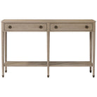 Kingswell Console Table in Riverwash Oak by Theodore Alexander
