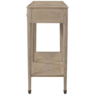 Kingswell Console Table in Riverwash Oak by Theodore Alexander