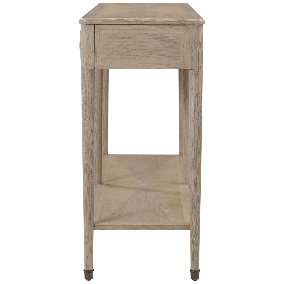 Kingswell Console Table in Riverwash Oak by Theodore Alexander