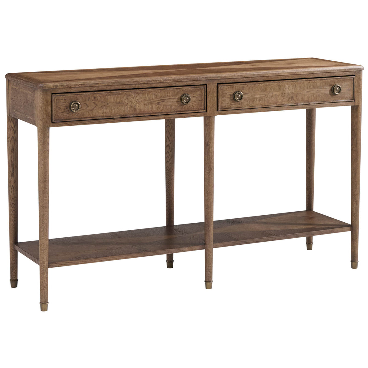 Kingswell Console Table in Tobacco by Theodore Alexander