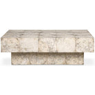 Kotoa Bleached White Coffee Table Uttermost