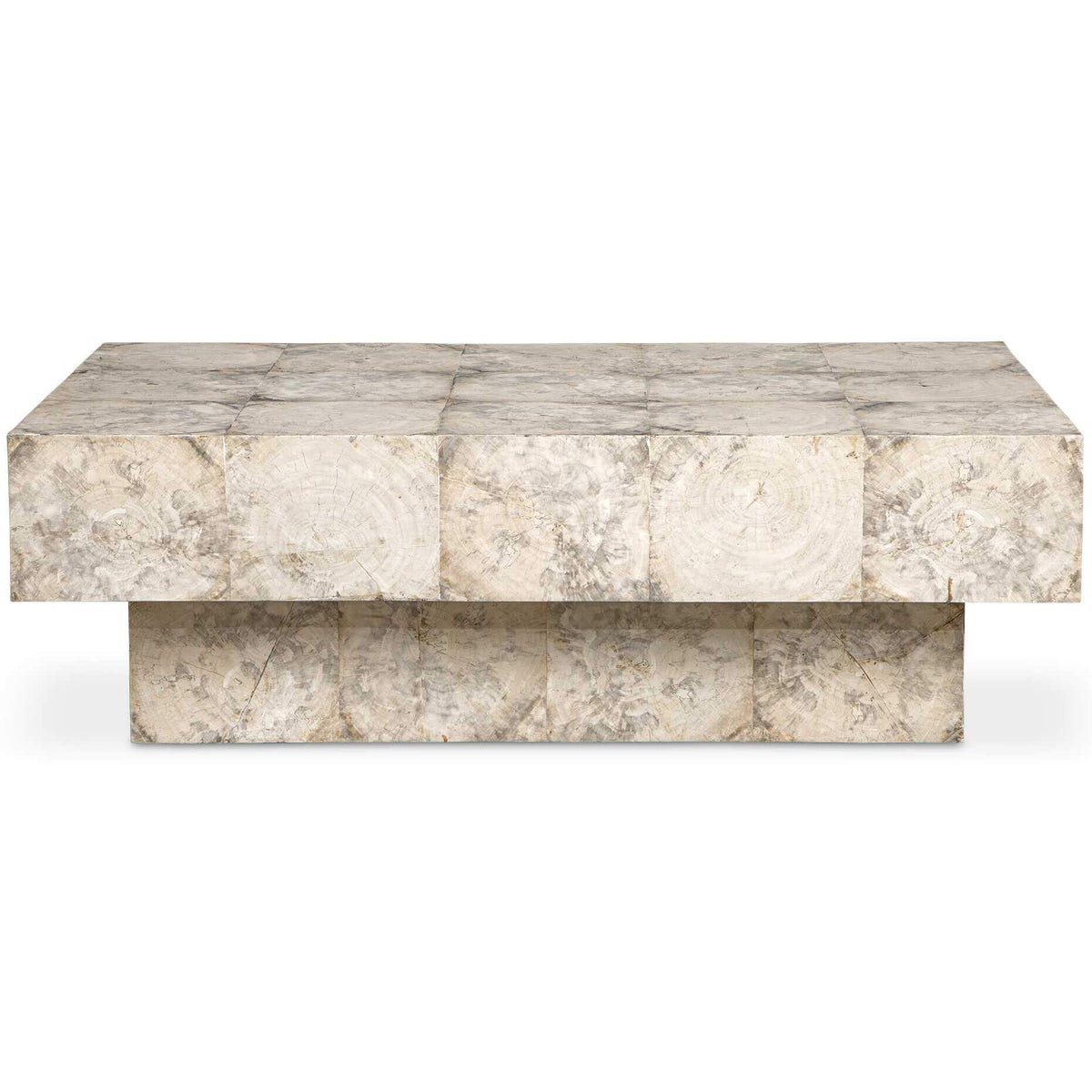Kotoa Bleached White Coffee Table Uttermost
