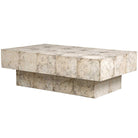 Kotoa Bleached White Coffee Table by Uttermost