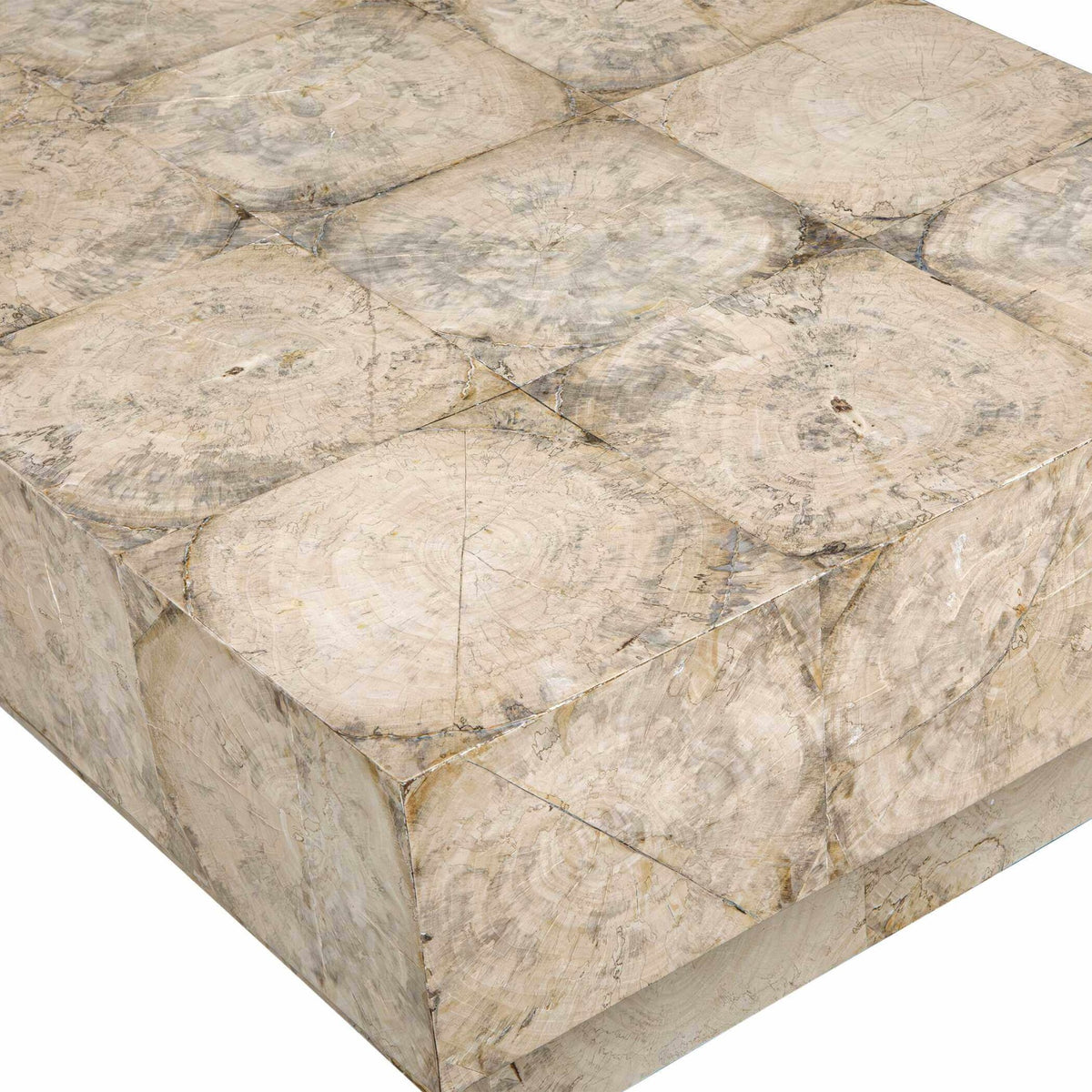 Kotoa Bleached White Coffee Table Uttermost