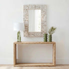 Lathey Teak Mirror by Uttermost