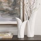 Leafscape Vases Set of 2 by Uttermost