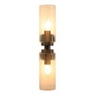Revere Bronze & Clear Glass Wall Light by Luxe Collection