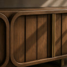 Lisbon Caramel Oak Veneer Media TV Cabinet Unit Berkeley Designs
