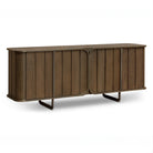 Lisbon Textured Caramel Oak Sideboard Berkeley Designs