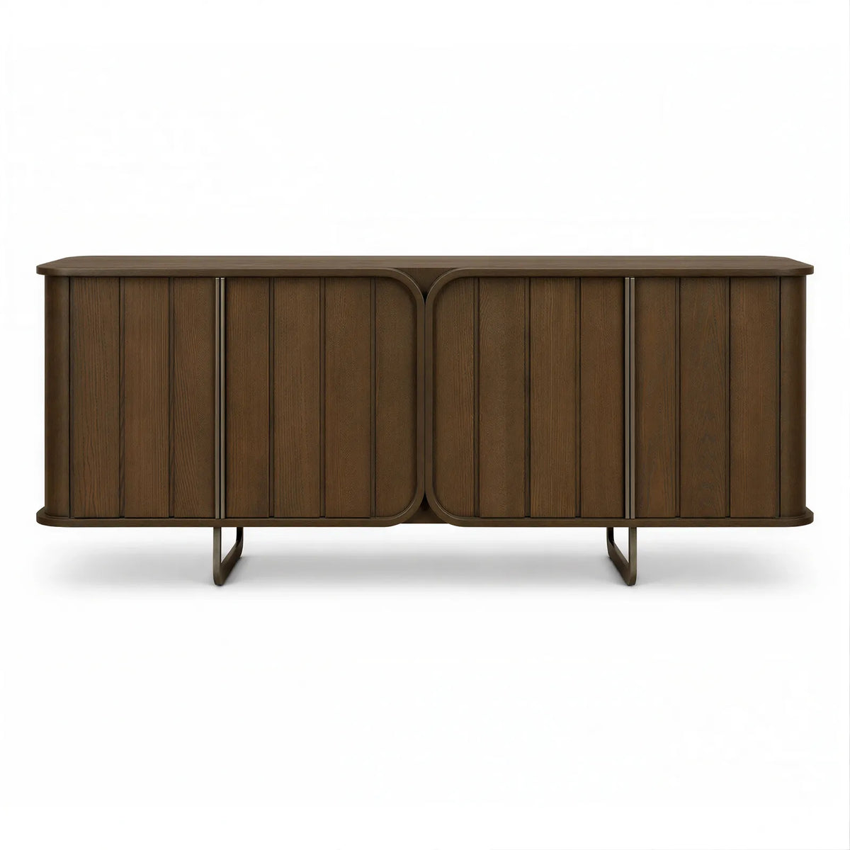 Lisbon Textured Caramel Oak Sideboard Berkeley Designs