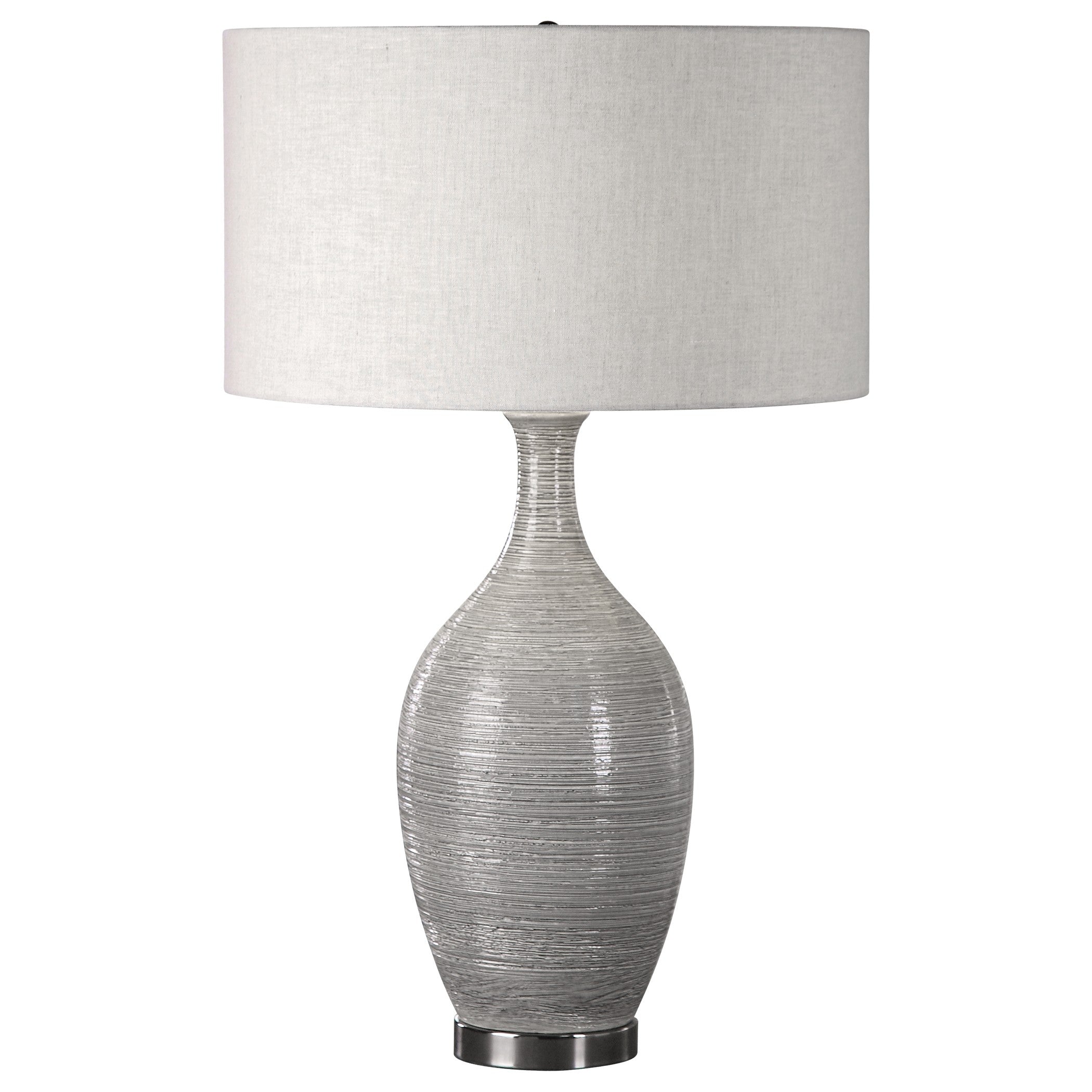 Dinah Gray Textured Table Lamp by Uttermost