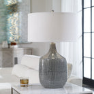 Felipe Distressed Gray Table Lamp by Uttermost