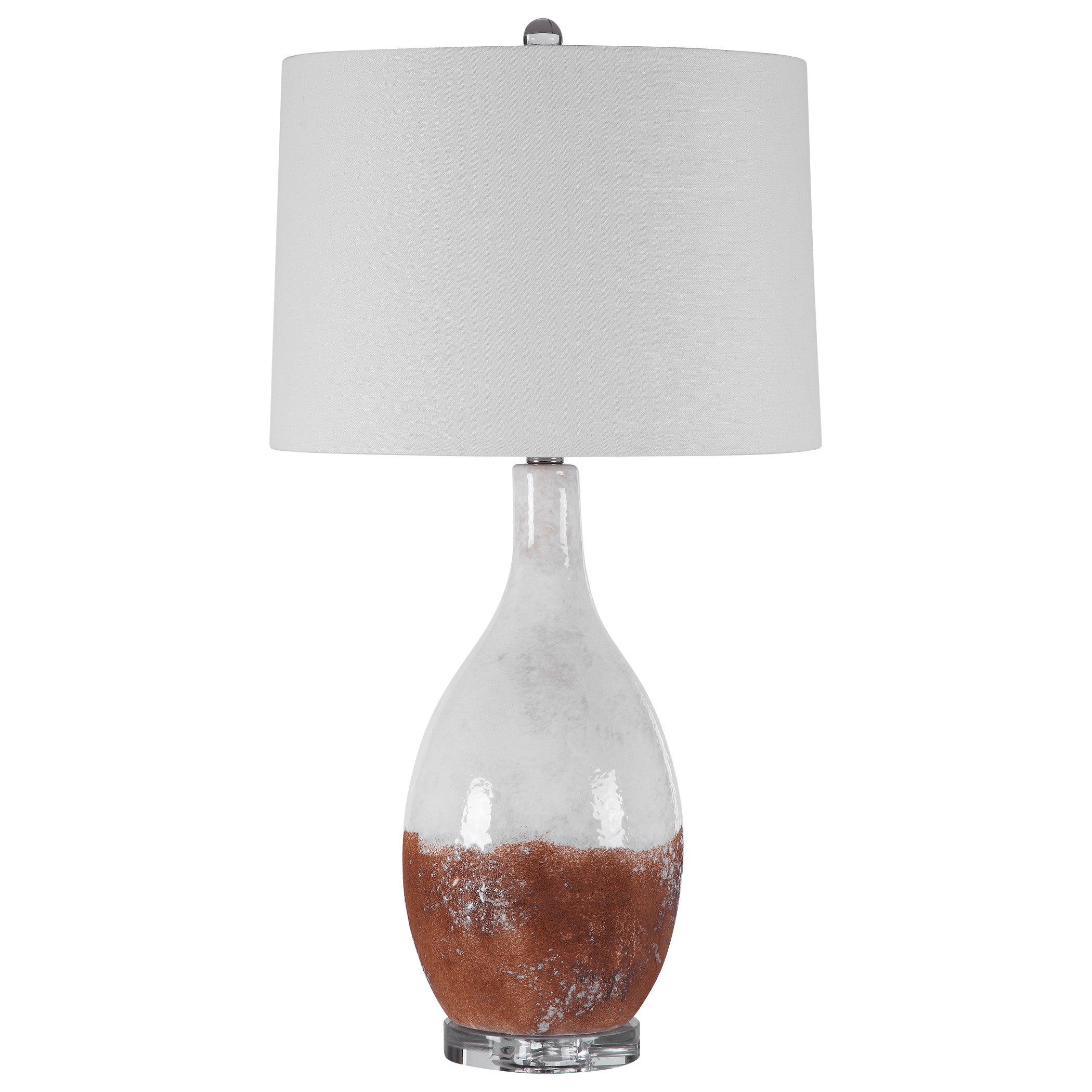 Durango Rust White Table Lamp by Uttermost