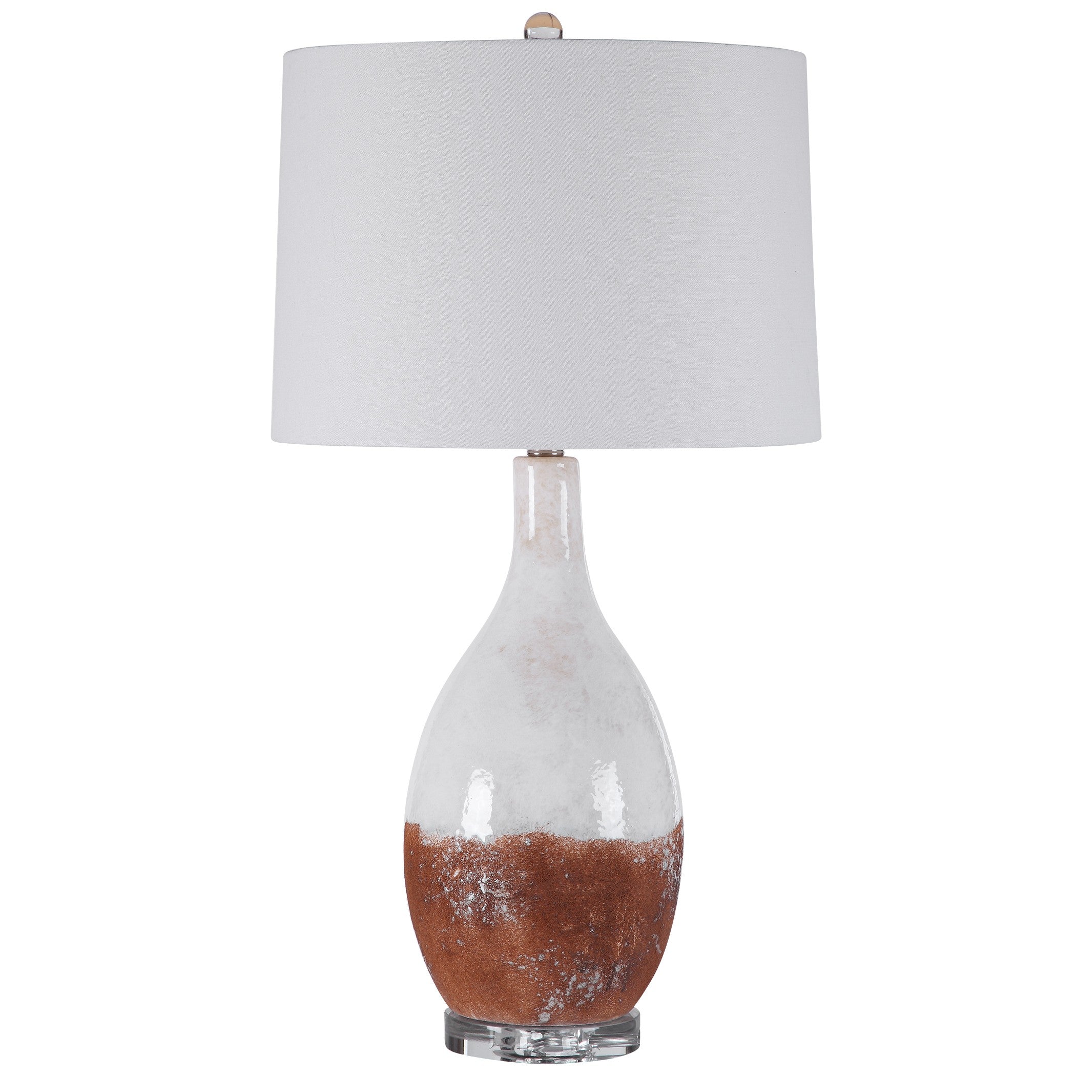Durango Rust White Table Lamp by Uttermost