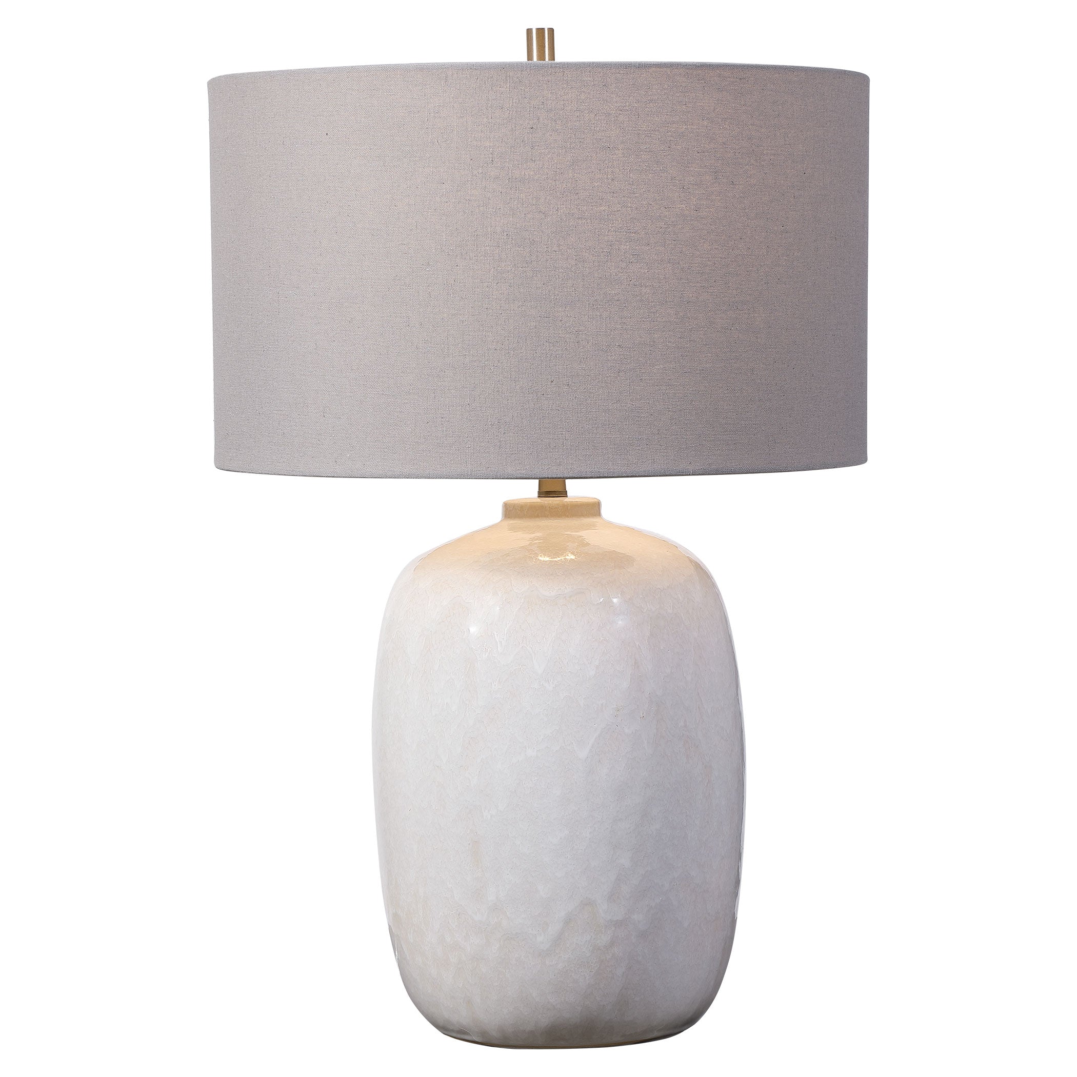 Winterscape White Glaze Table Lamp by Uttermost